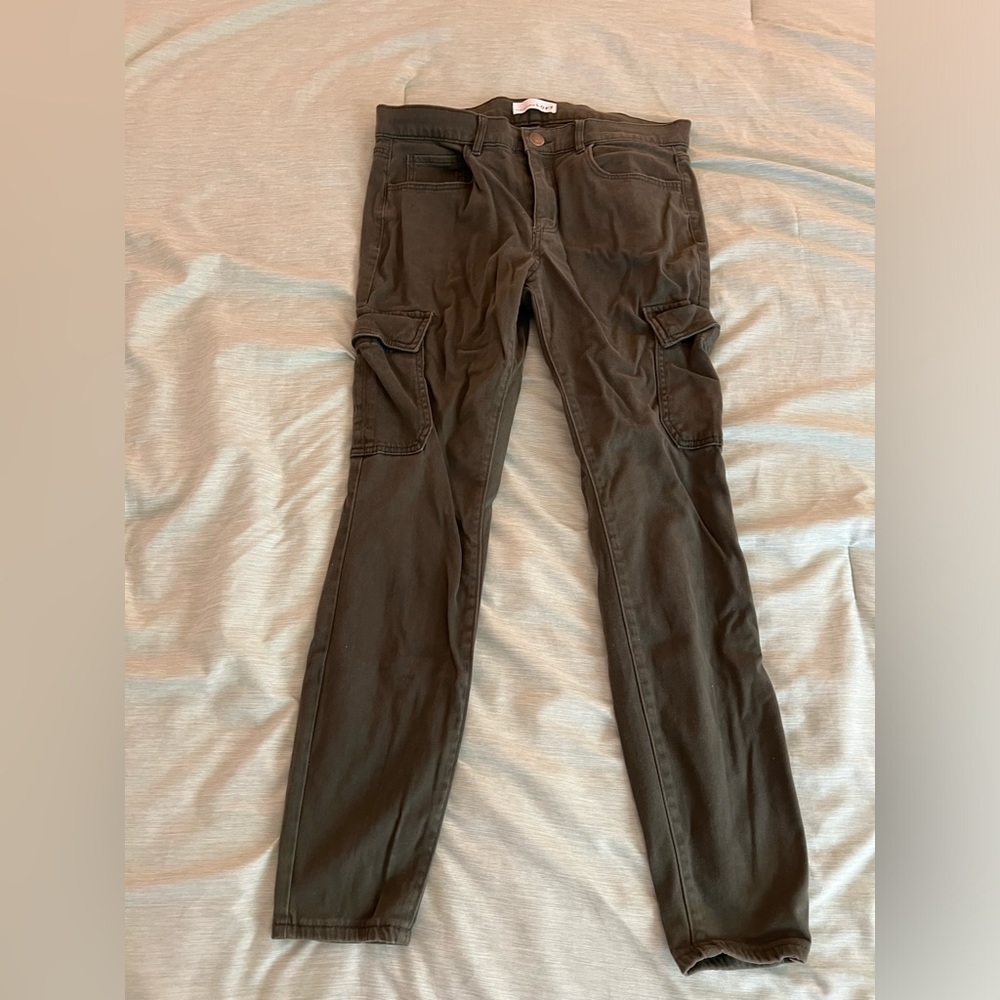Loft Green Cargo Pants